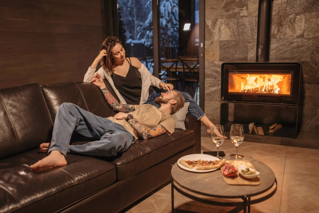 Woman feeling vulnerable while healing in relationships with supportive partner beside her Woman feeling vulnerable while healing in relationships with supportive partner lying on her lap